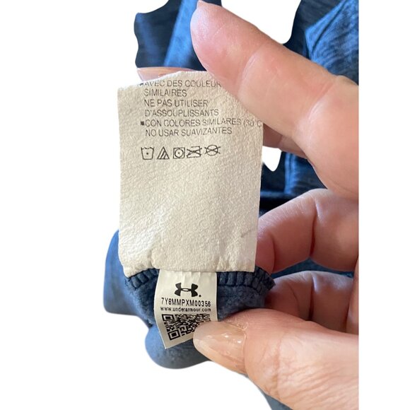 Under Armour Mens Quarter Zip Pullover Jacket Blue Size L Outdoor Athleisure - Picture 5 of 13